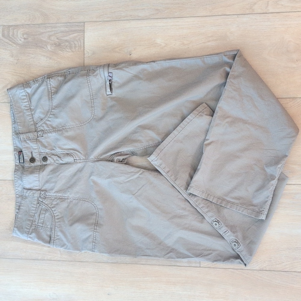 Royal Robbins Pants 14 Hiking Outdoor Athletic Roll Up Hem‎ Beige